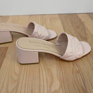 Kate Spade Emmie Pink Block Heel Slide - 8.5